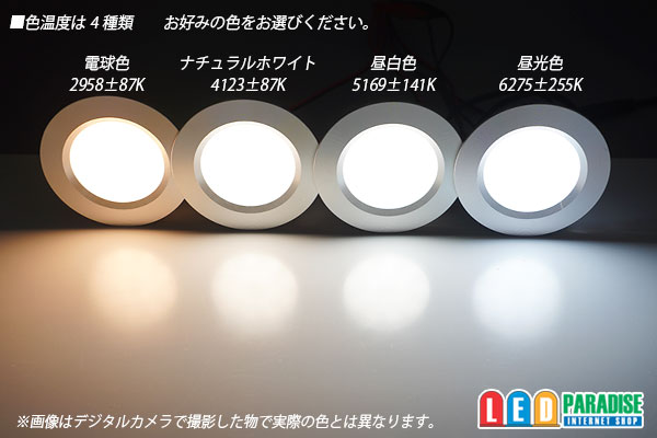 画像: 12V車用LEDダウンライト 3W 15LED